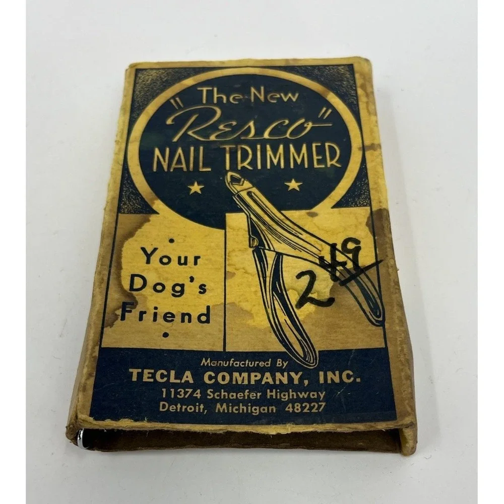 Vintage Resco Nail Trimmer Clipper Your Dog's Friend USA Made by Tecla